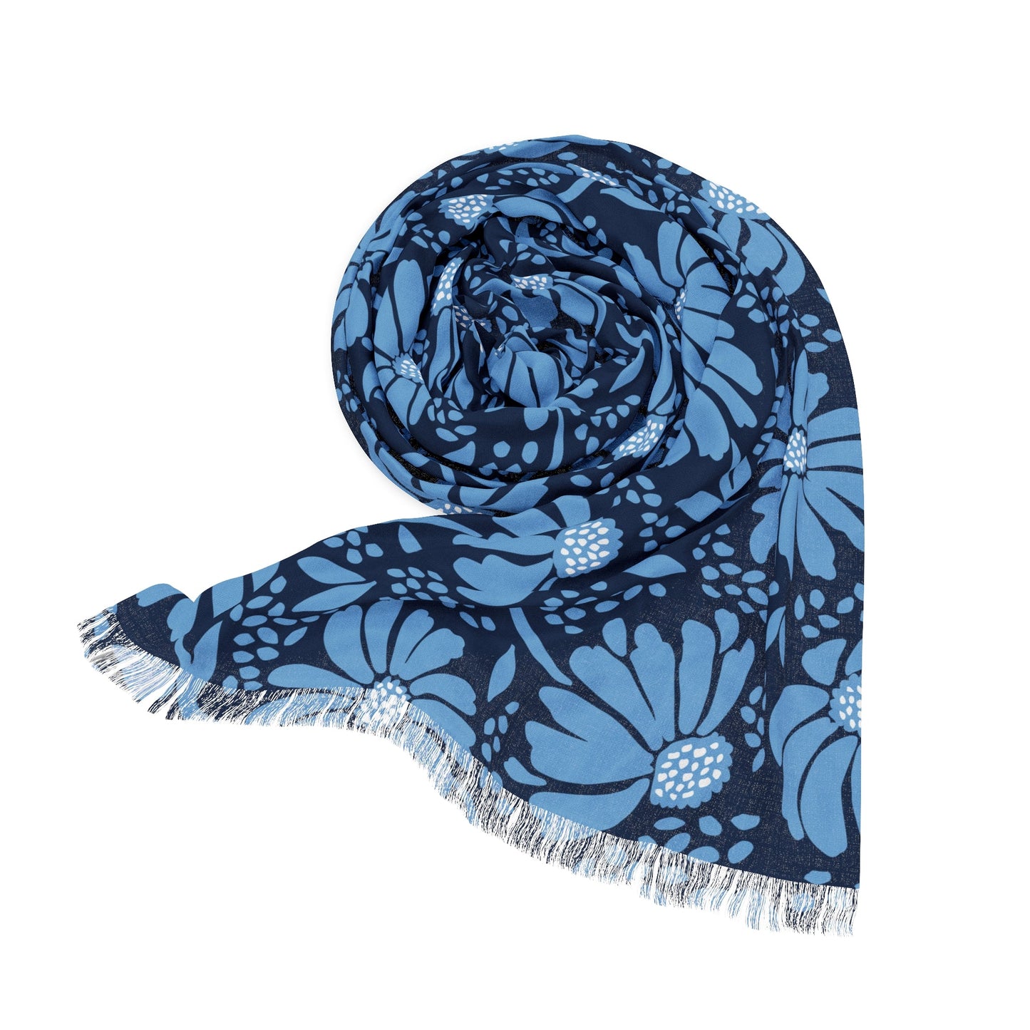 Scarf | Light Blue & White | Bellis