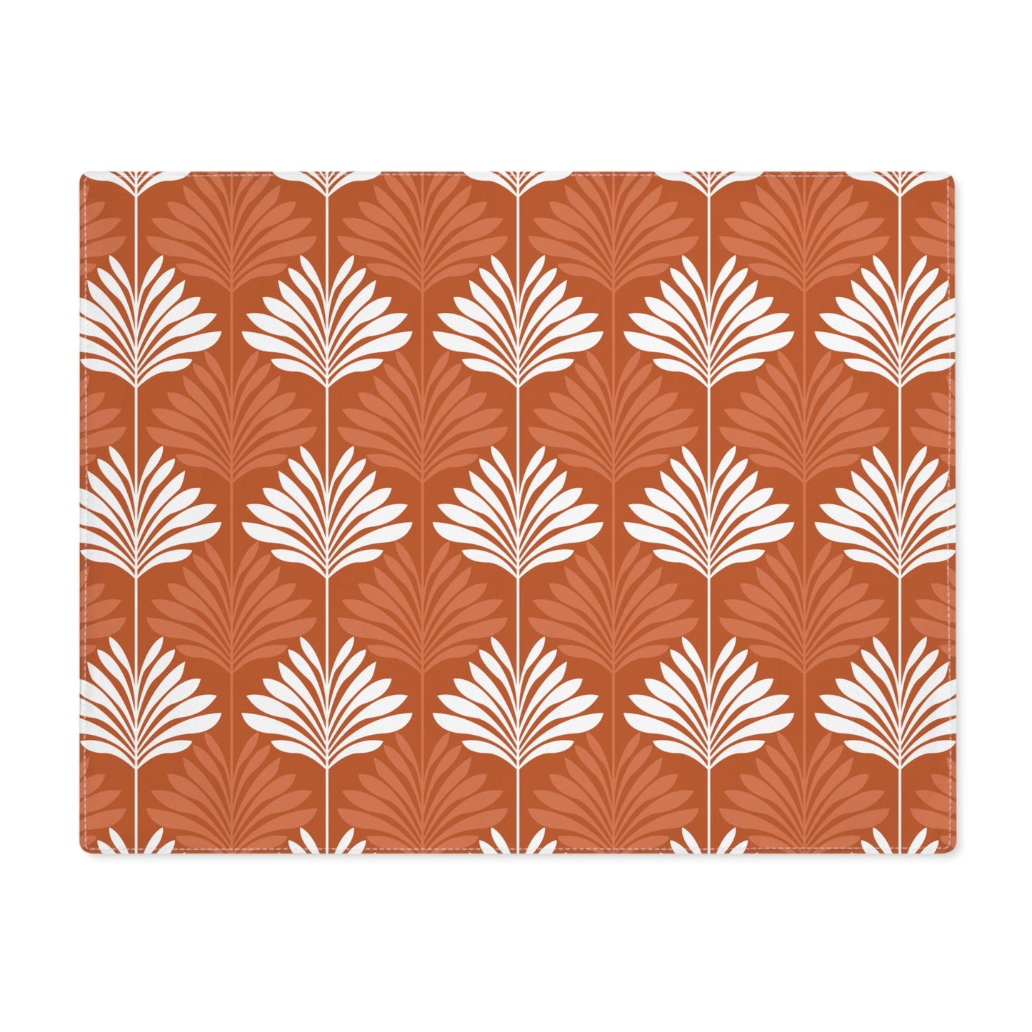 Placemat | Dark Orange & White | Deco