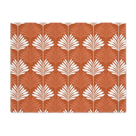 Placemat | Dark Orange & White | Deco