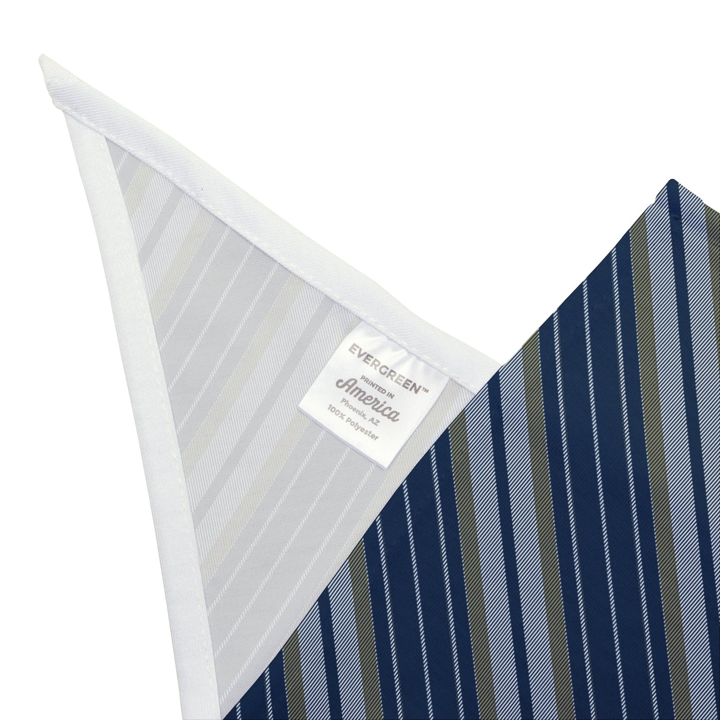 Pet Bandana | Blue & Gold | Stripe
