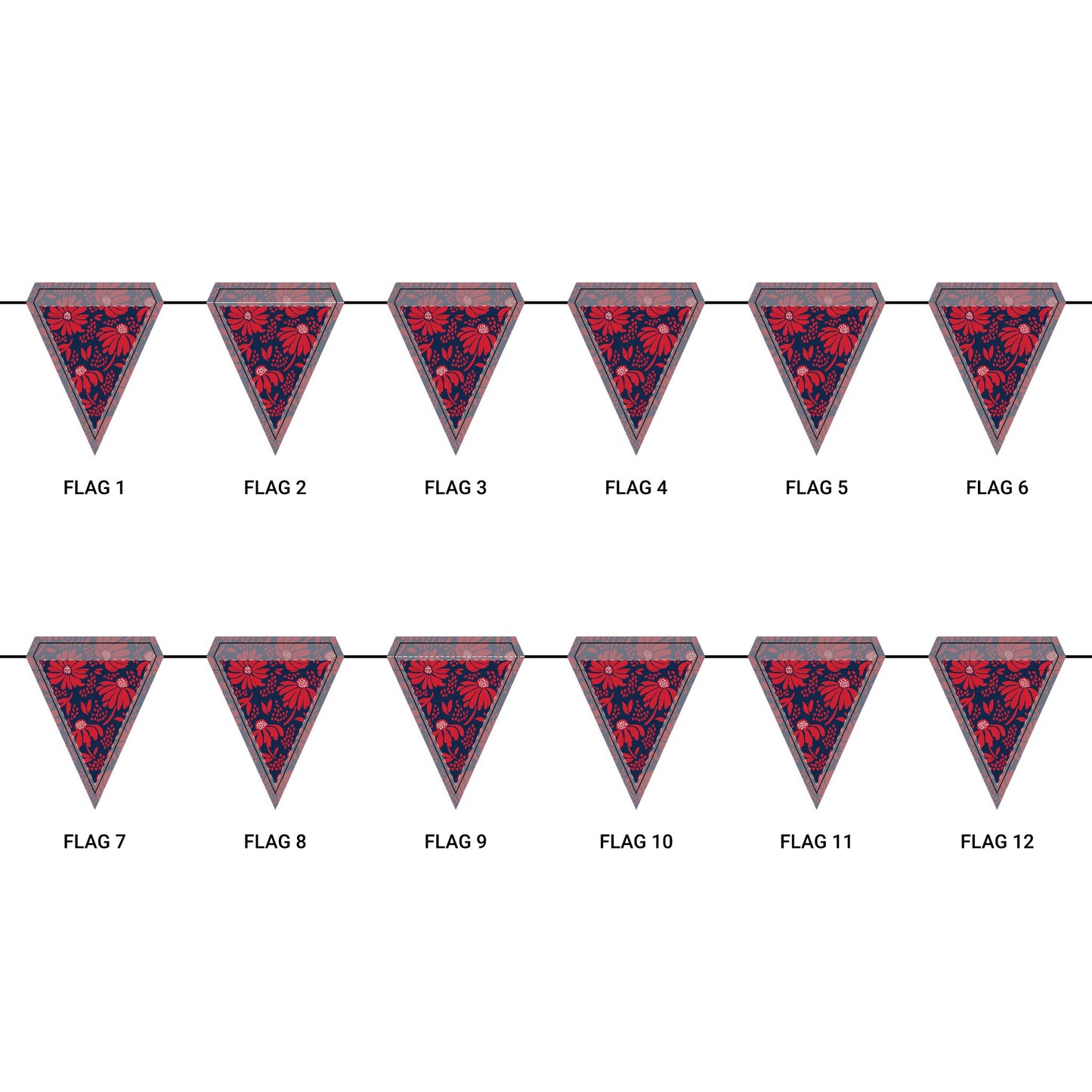 Flag Garland | Oxford, Mississippi | Bellis