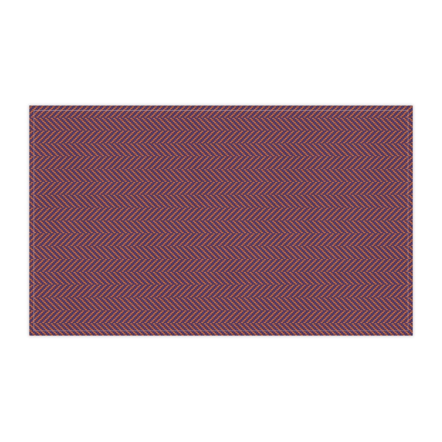 Tea Towels | Orange & Purple | Herringbone