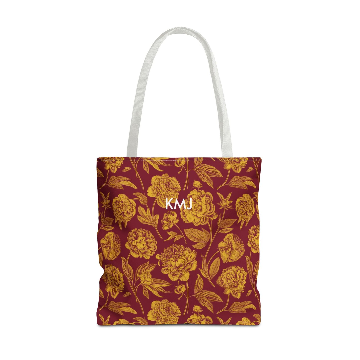 Totes - Personalized | Red & Yellow | Peony