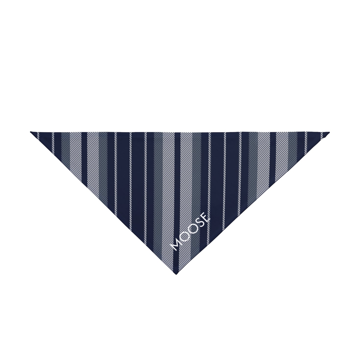 Pet Bandana- Personalized | Navy & White | Stripe