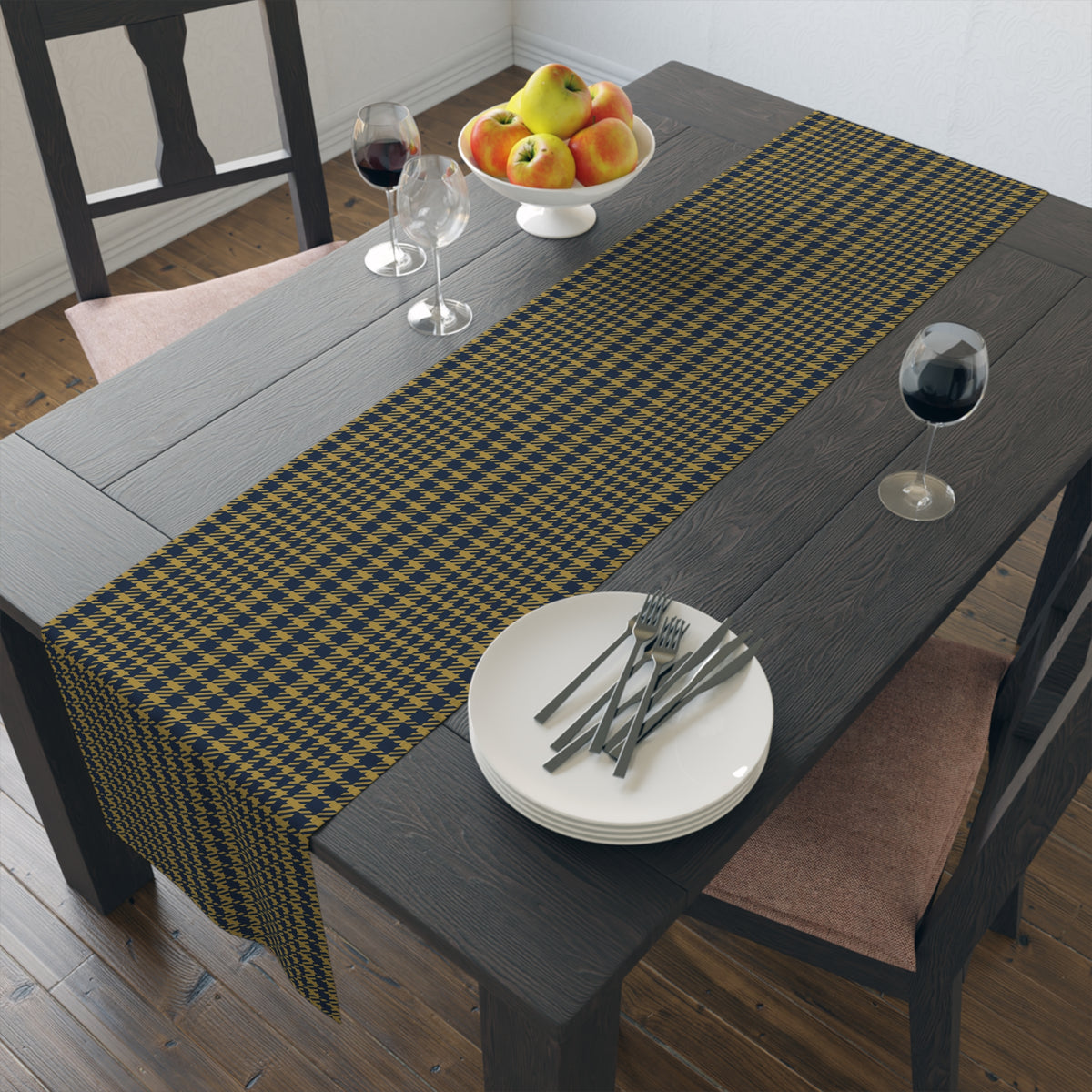 Table Runner | Notre Dame, Indiana | Tweed