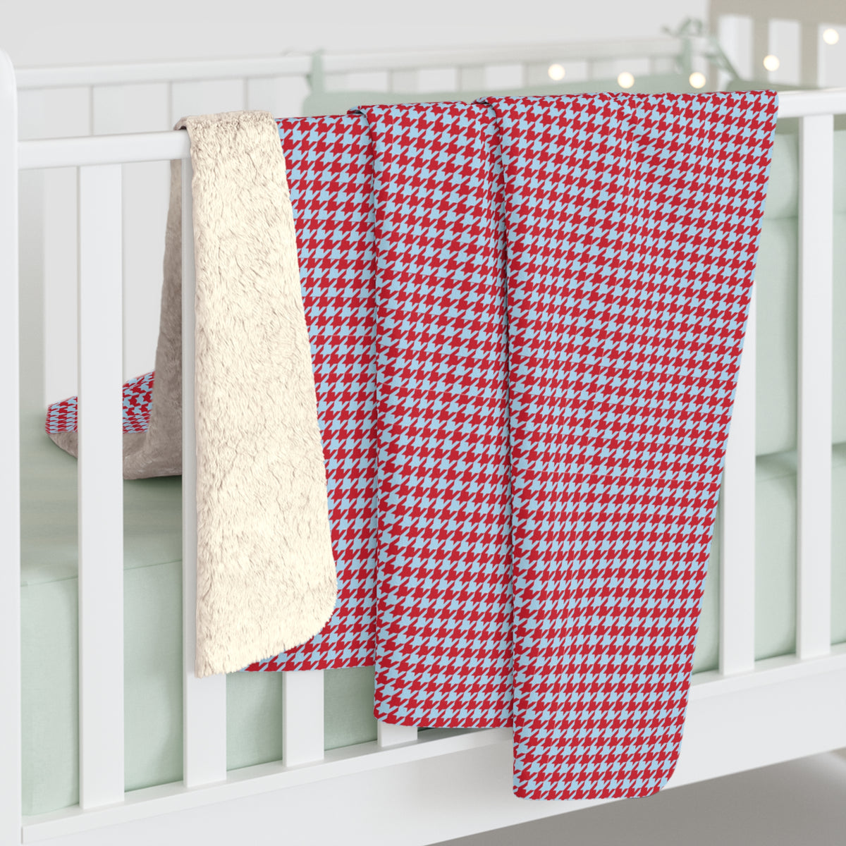 Sherpa Blanket | Oxford, Mississippi | Houndstooth