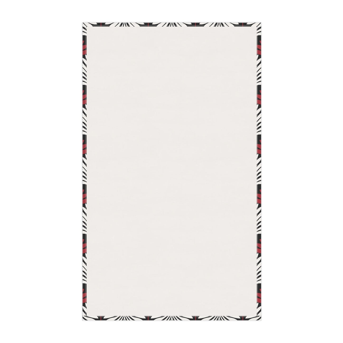 Tea Towel | Red & Black | Deco
