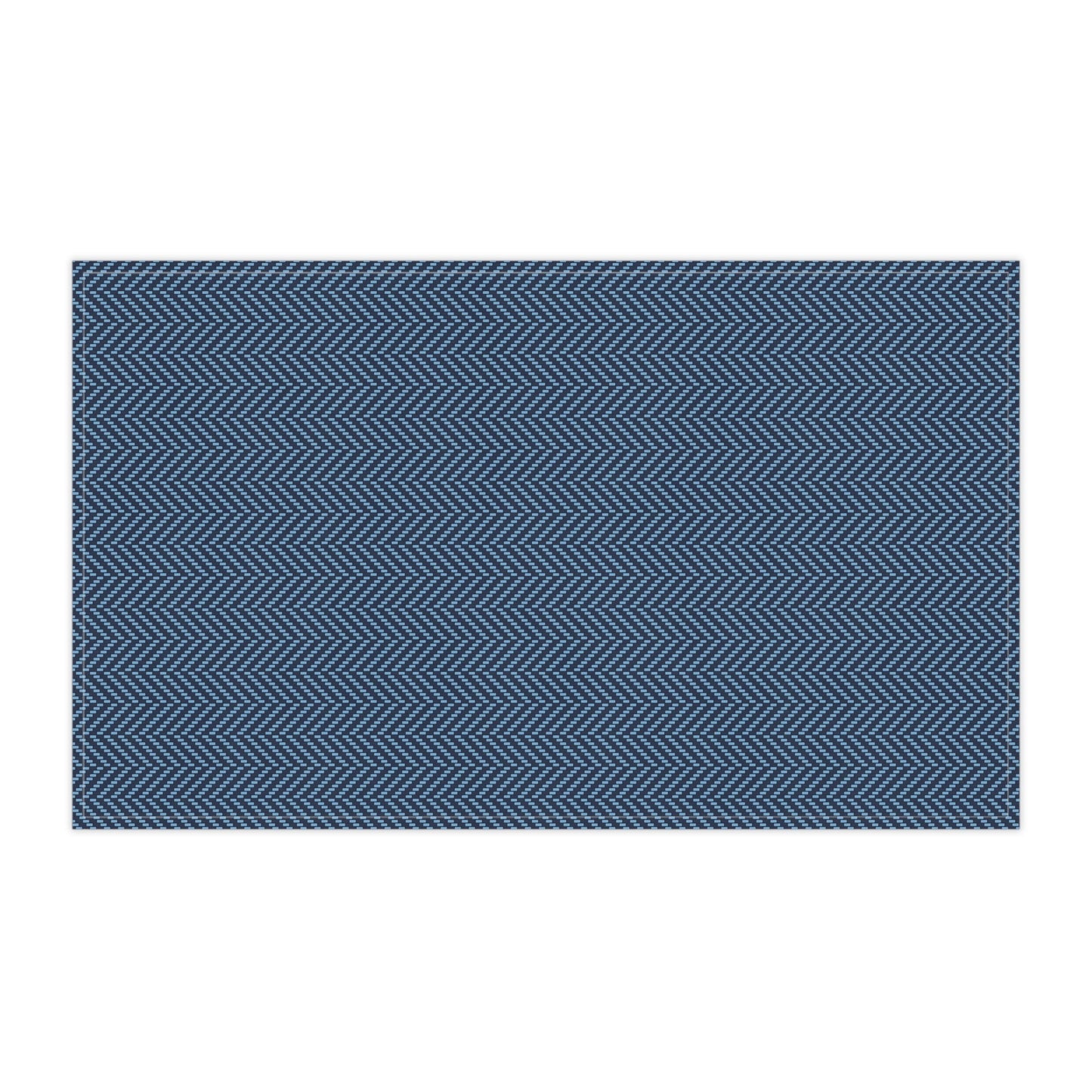 Tea Towels | Light Blue & White | Herringbone