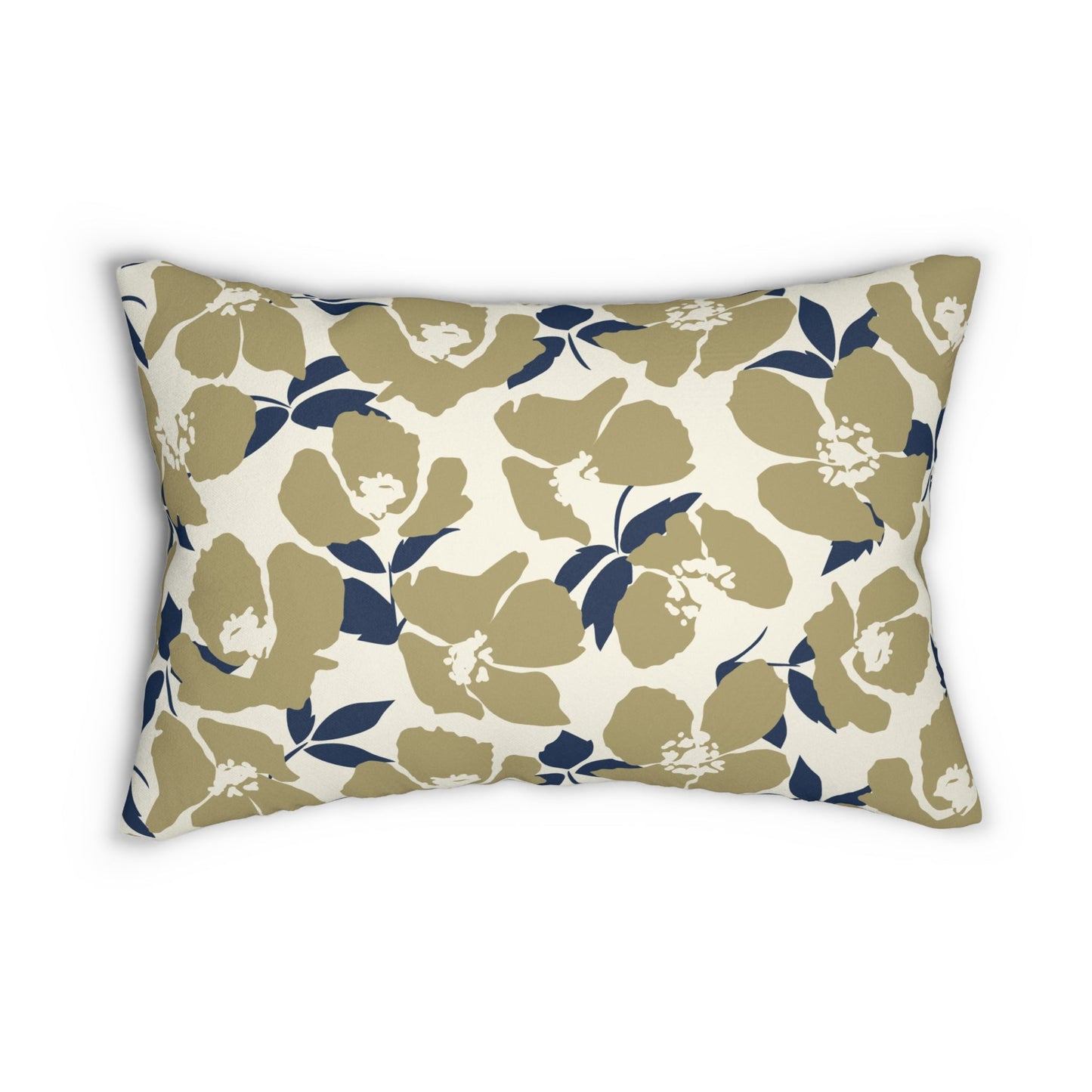 Pillow | Blue & Gold | Poppy