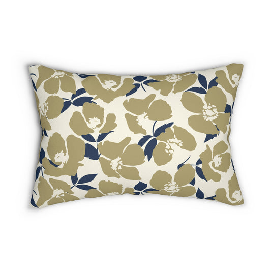 Pillow | Blue & Gold | Poppy