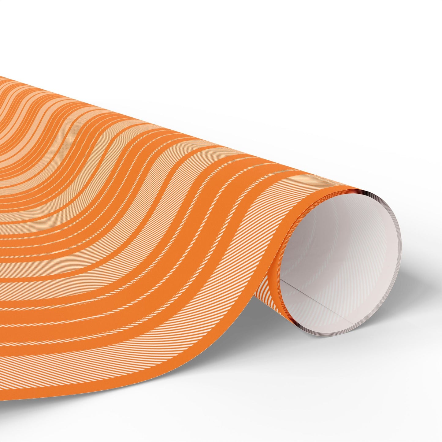 Gift Wrap | Orange & White | Stripe