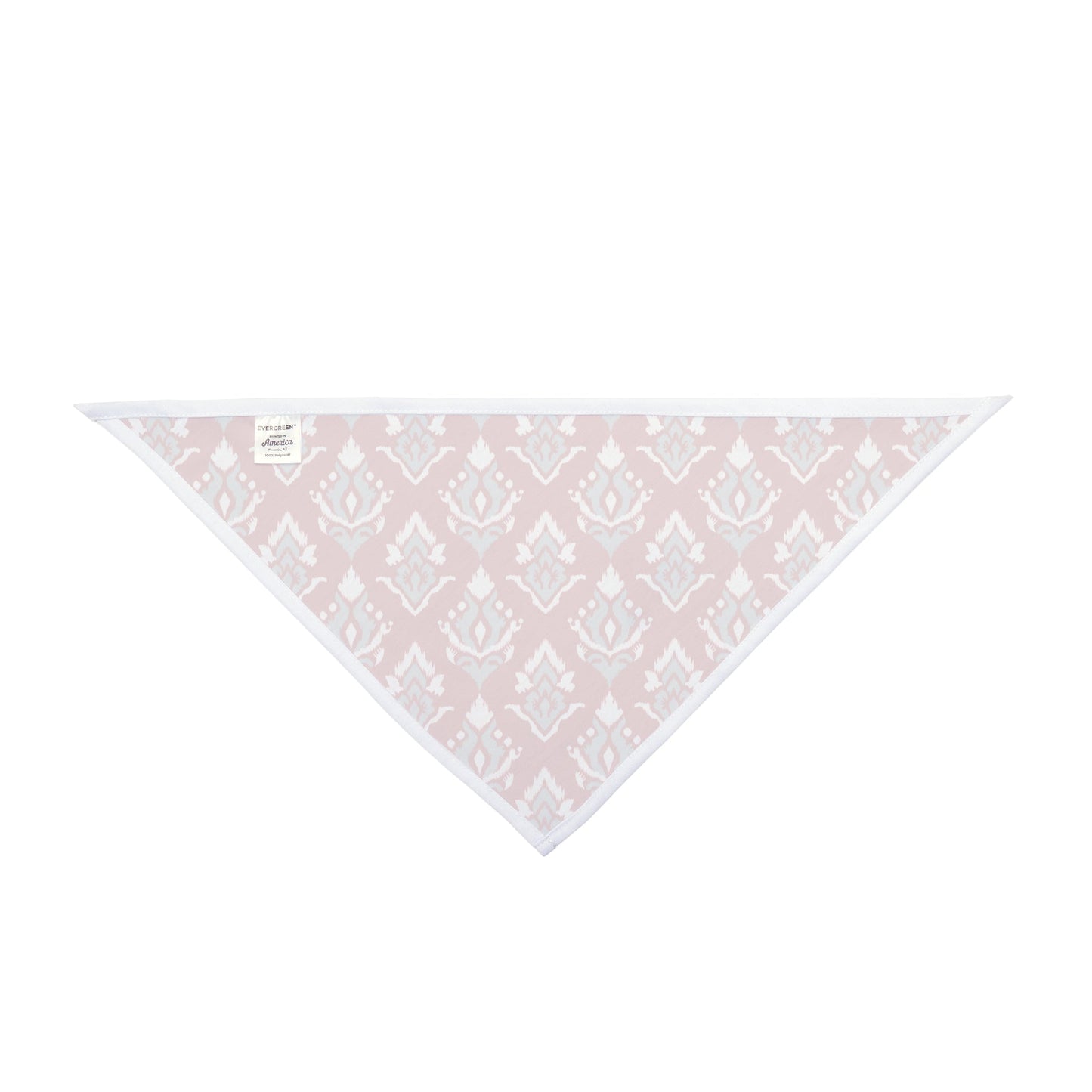 Pet Bandana | Red & Gray | Ikat