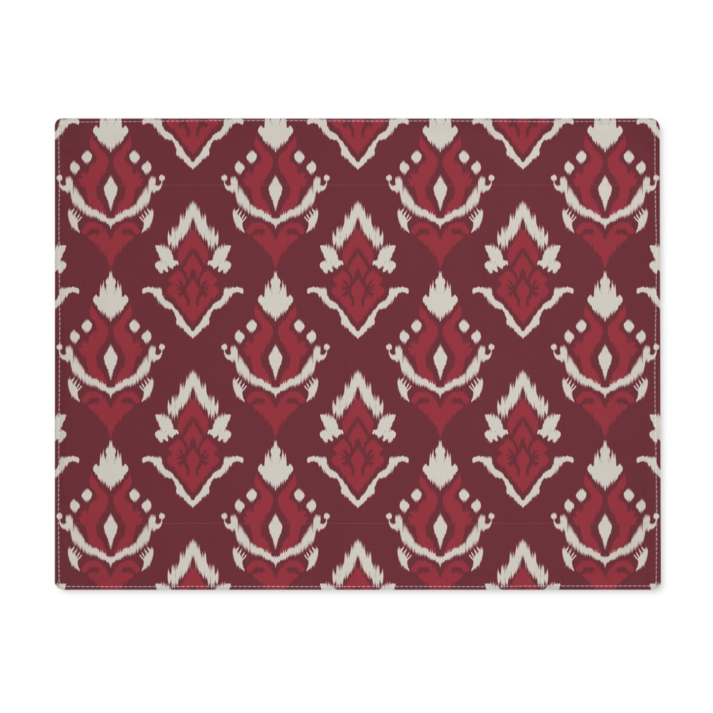 Placemat | Maroon & White | Ikat