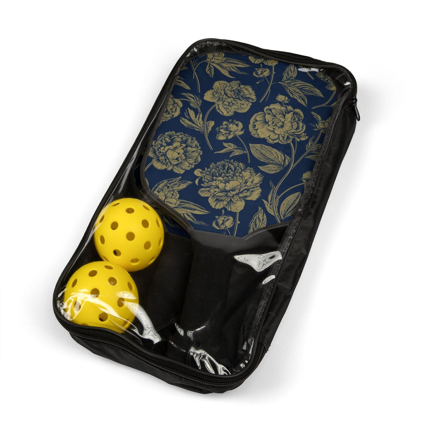 Pickleball Paddle Kit | Blue & Gold | Peony