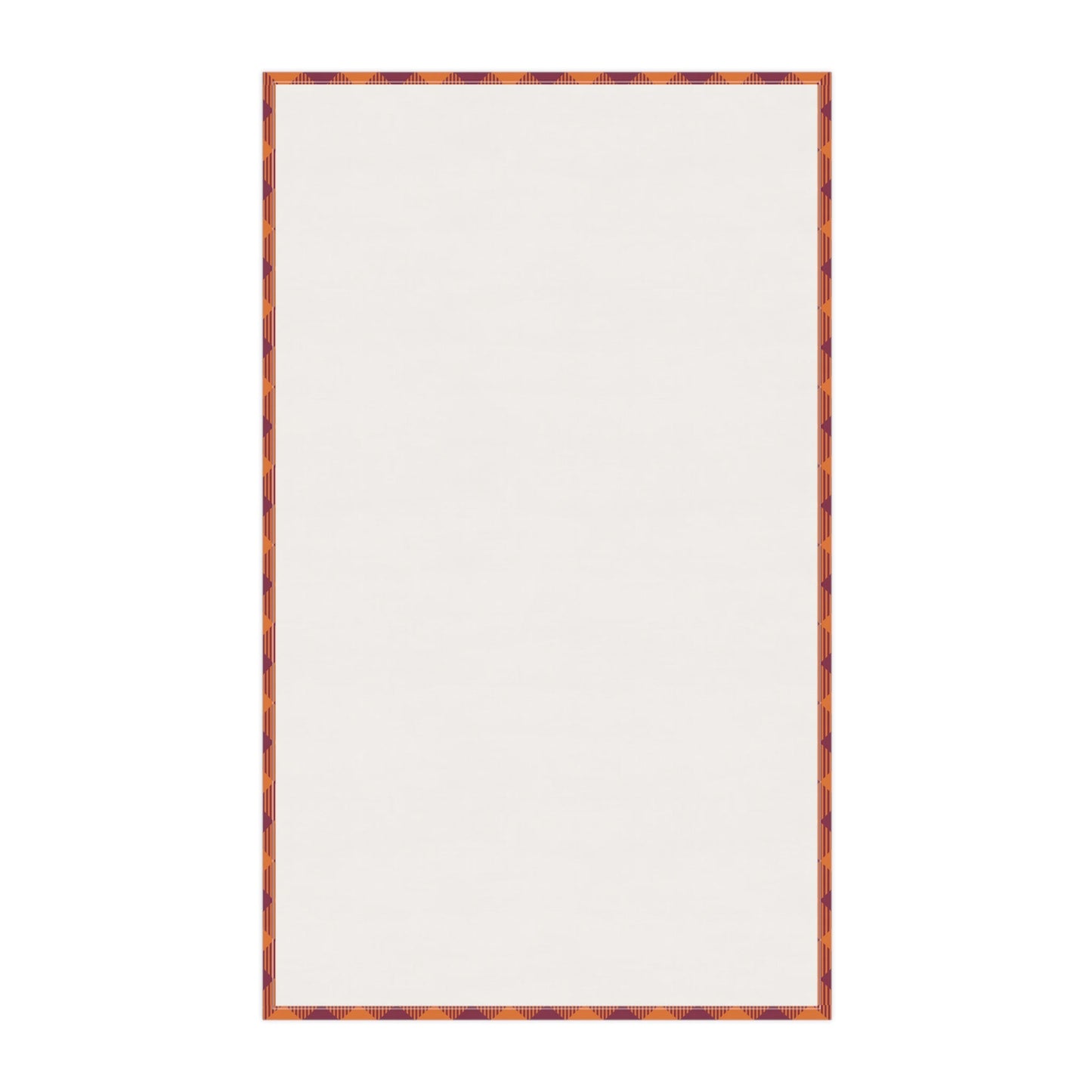 Tea Towels | Maroon & Orange | Gingham