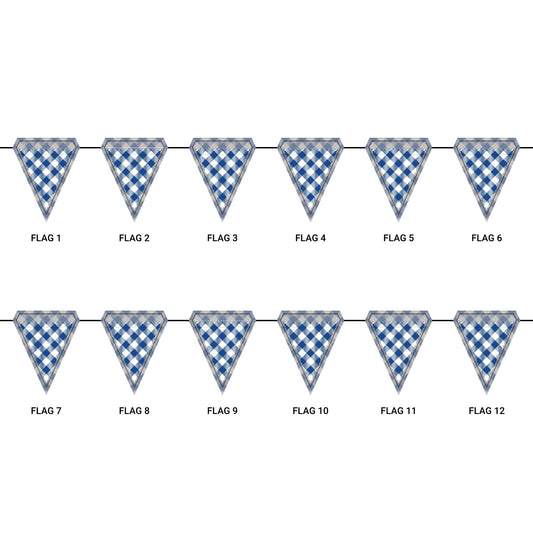 Flag Garland | Lexington, Kentucky | Gingham