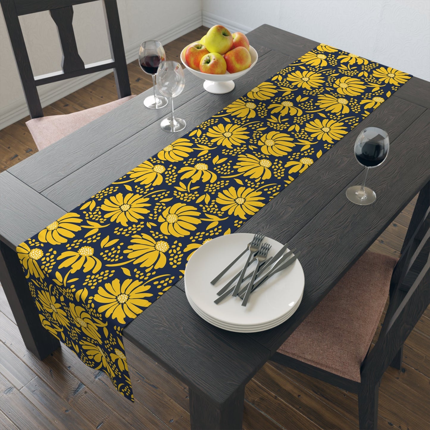 Table Runner | Yellow & Blue | Bellis