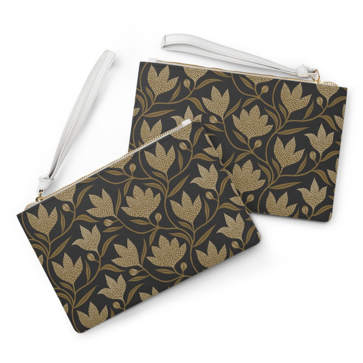 Clutch Bag | Black & Gold | Magnolia
