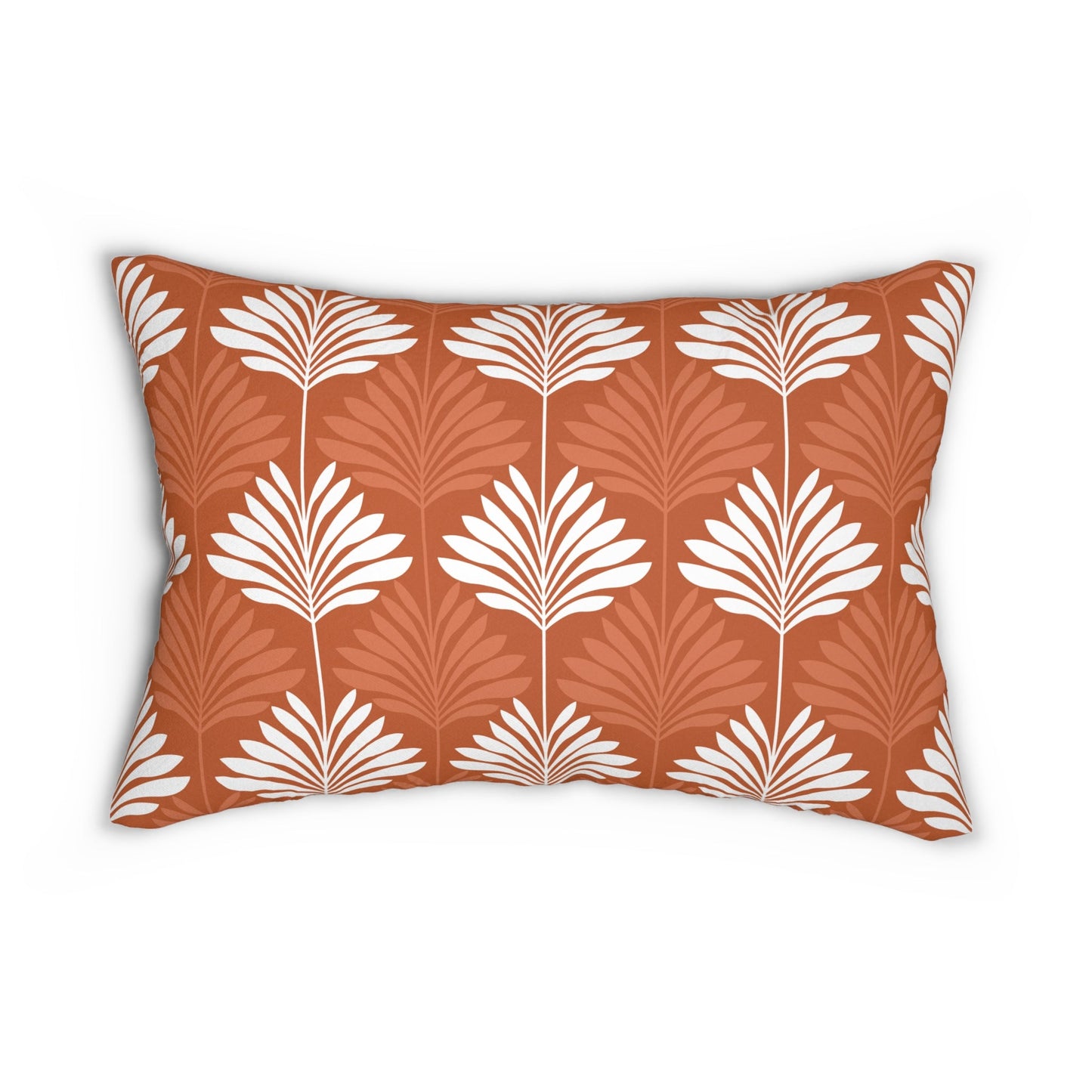 Pillow | Dark Orange & White | Deco