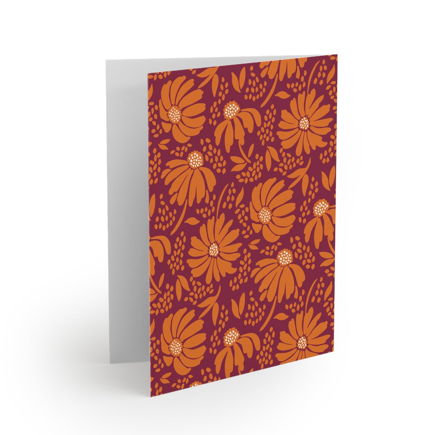 Notecards | Maroon & Orange | Bellis