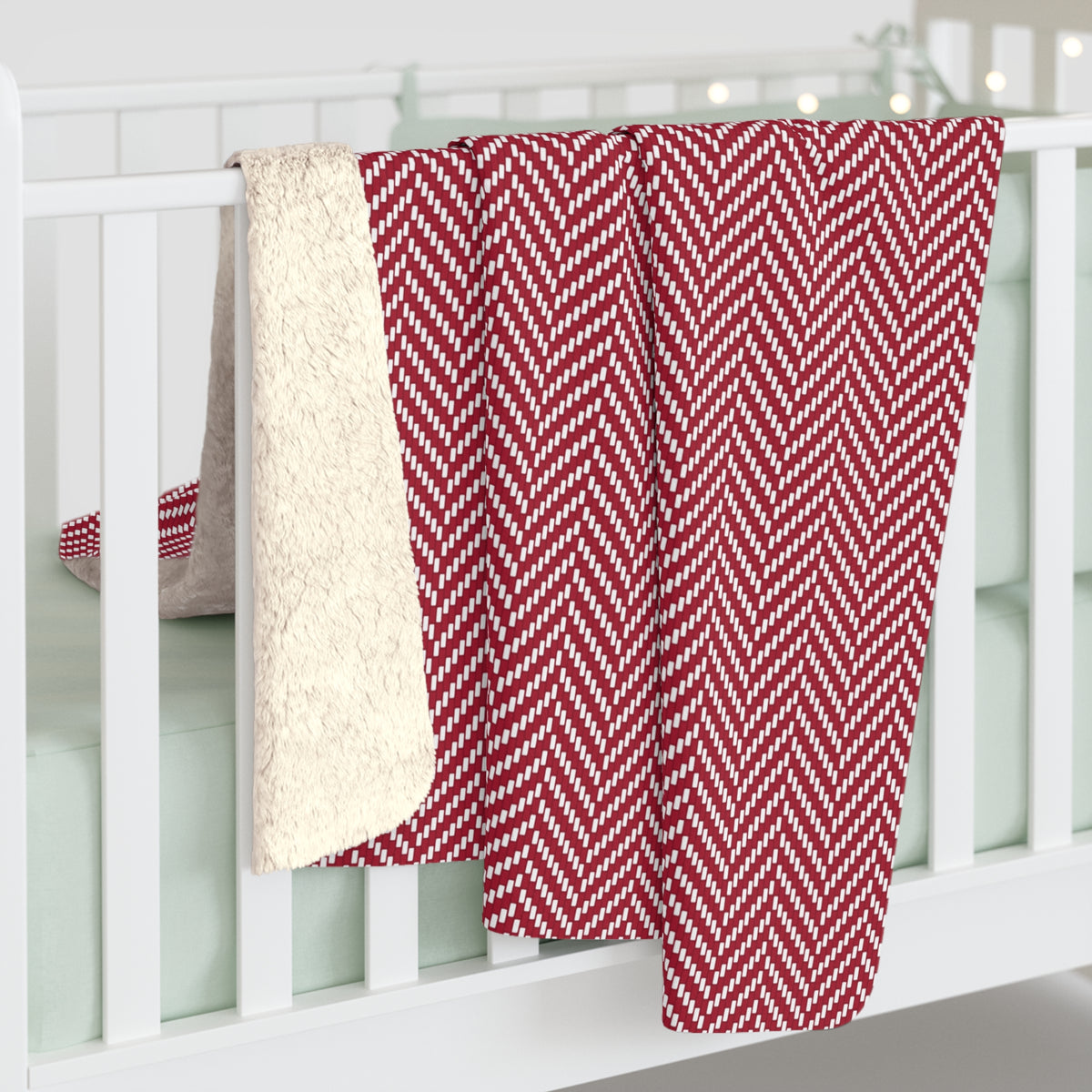 Sherpa Blanket | Bloomington, Indiana | Herringbone