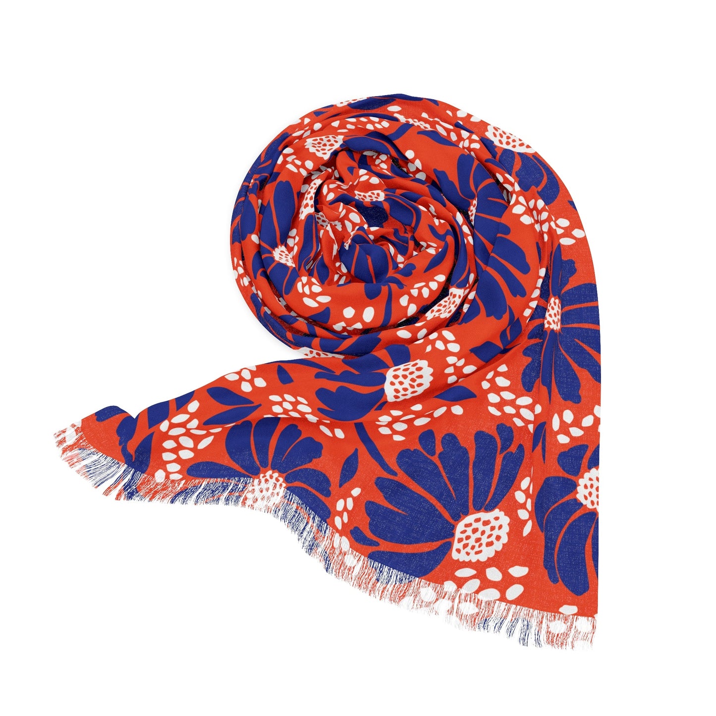 Scarf | Bright Blue & Orange | Bellis
