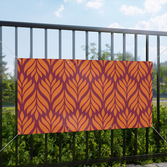 Banner | Maroon & Orange | Palm