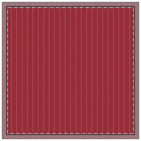 Napkins | Maroon & White | Pinstripe