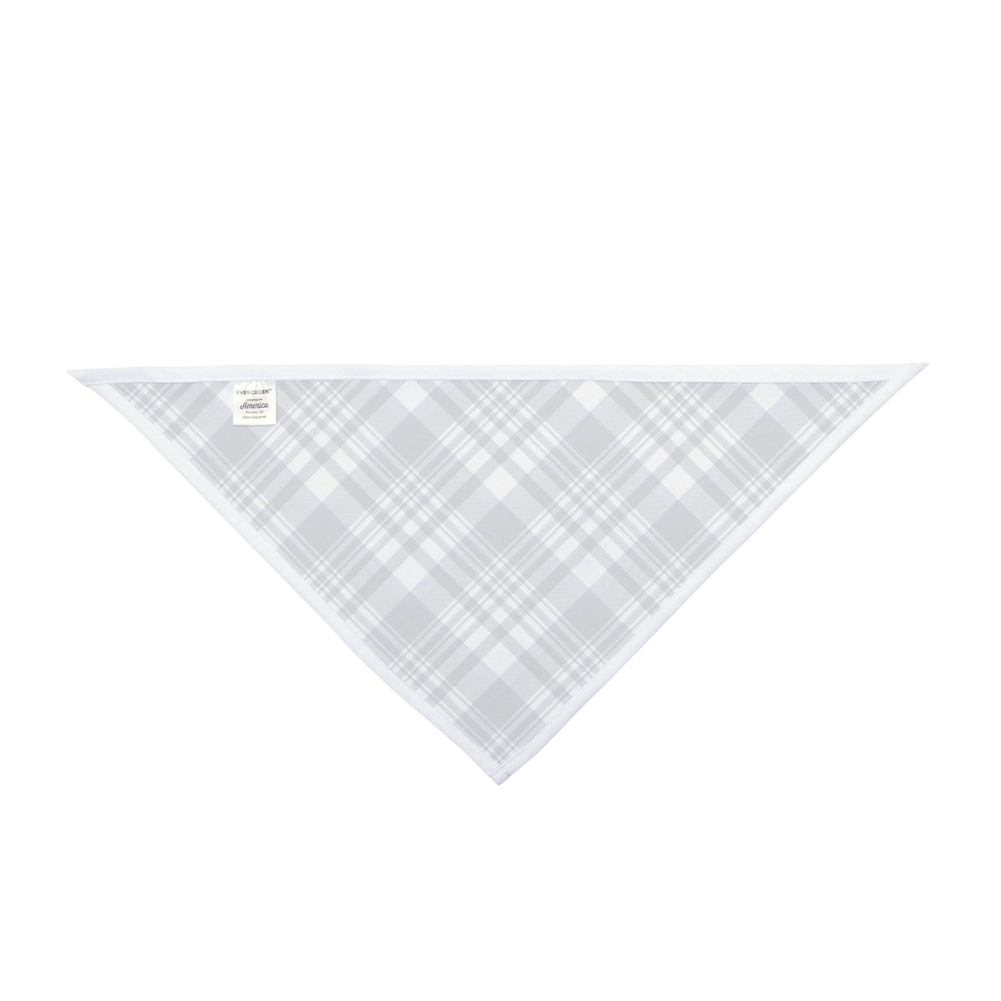 Pet Bandana | Navy & White | Tartan