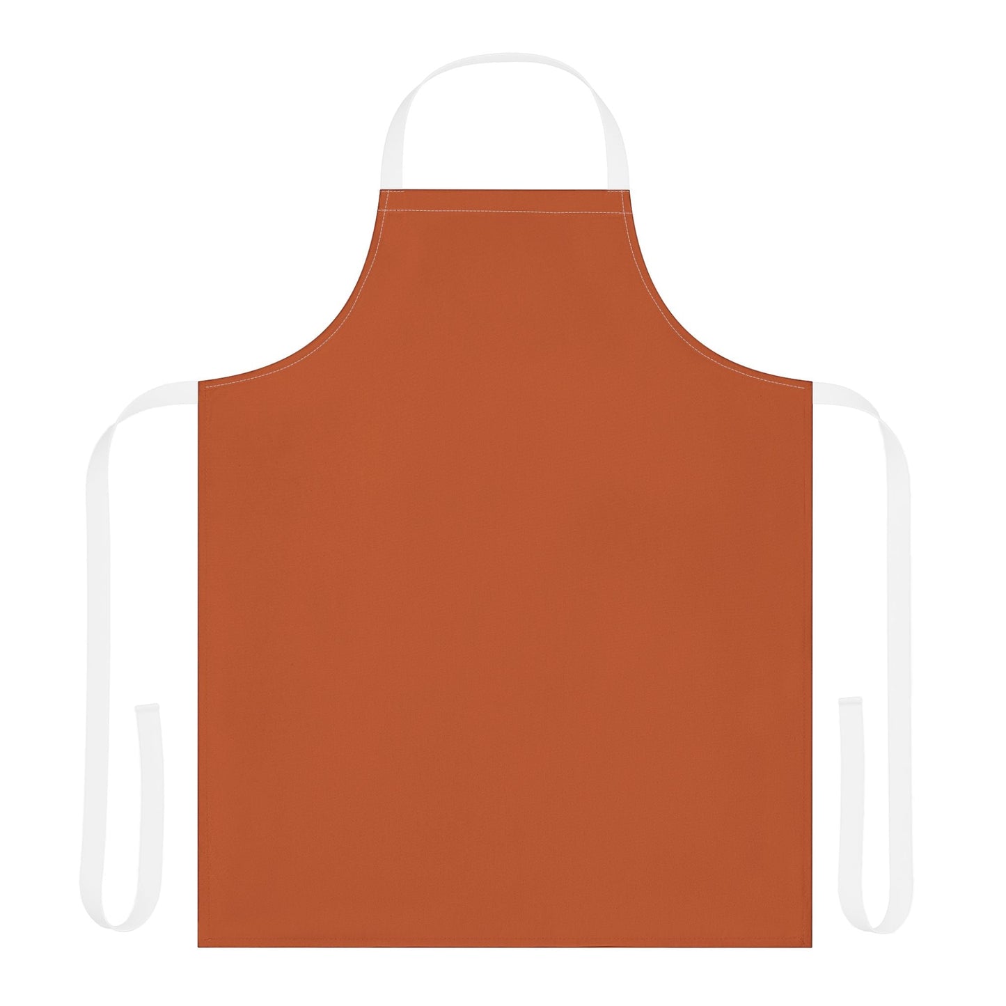 Apron | Dark Orange & White | Dark