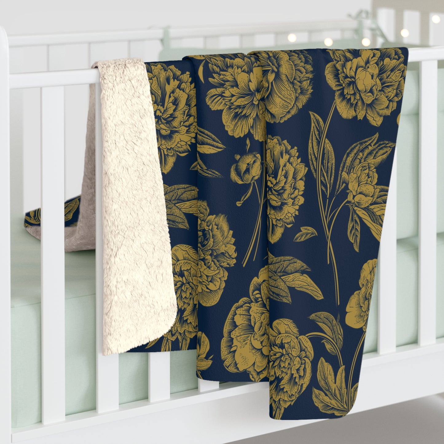 Sherpa Blanket | Notre Dame, Indiana | Peony