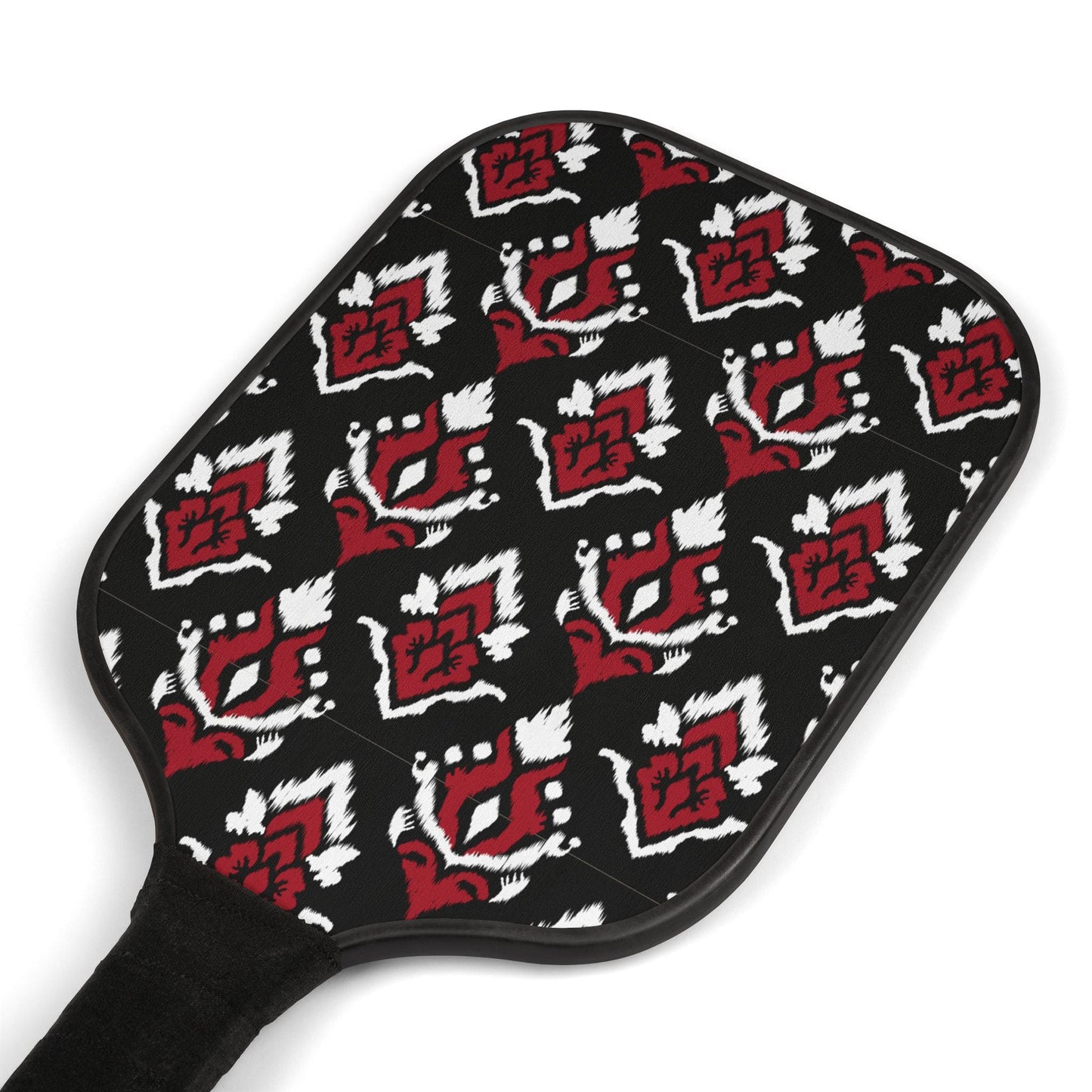 Pickleball Paddle Kit | Red & Black | Ikat
