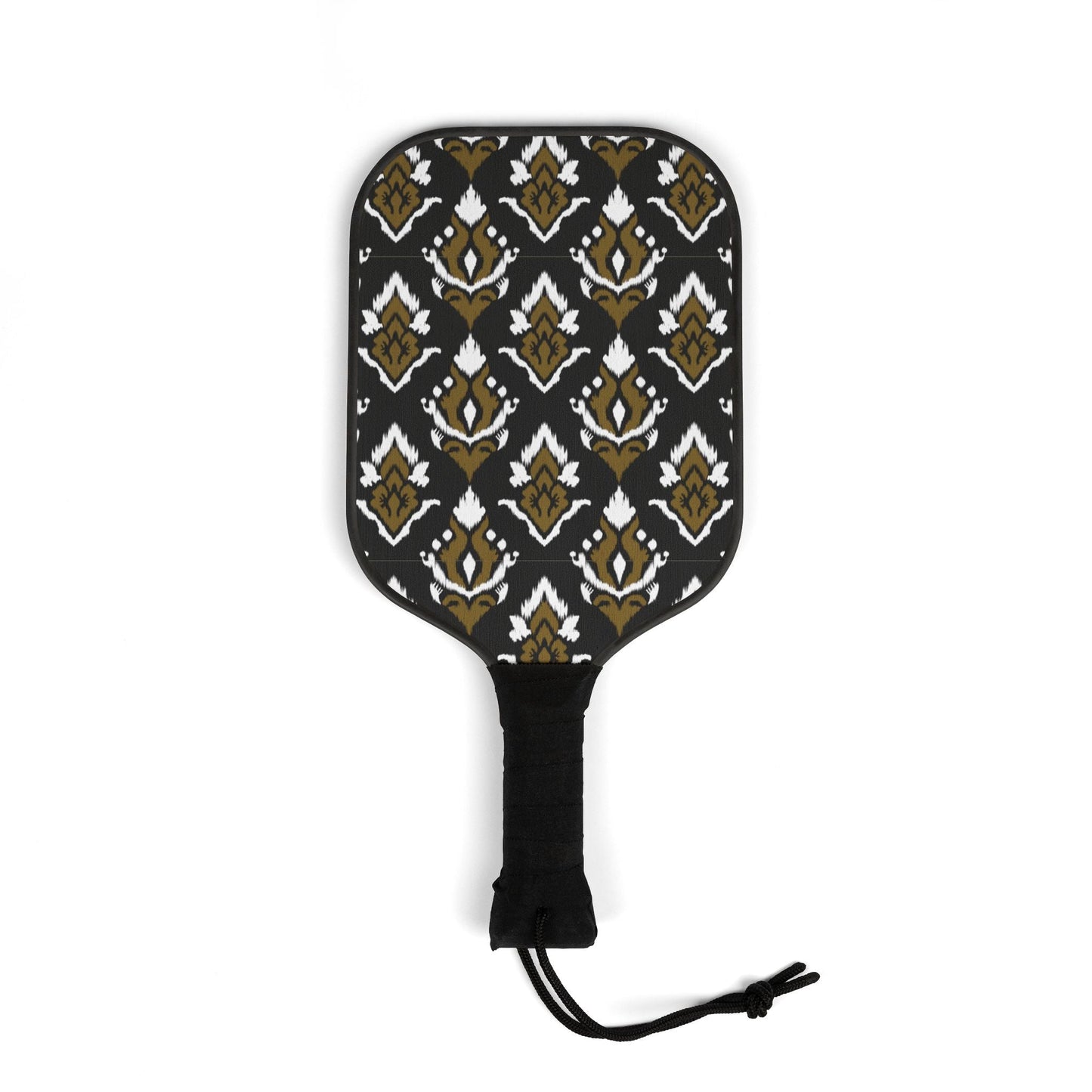 Pickleball Paddle Kit | Black & Gold | Ikat