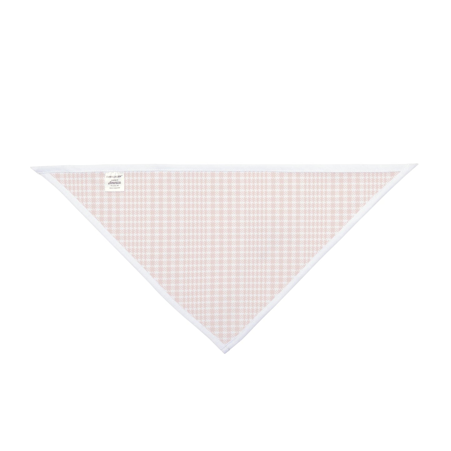 Pet Bandana | Dark Orange & White | Tweed