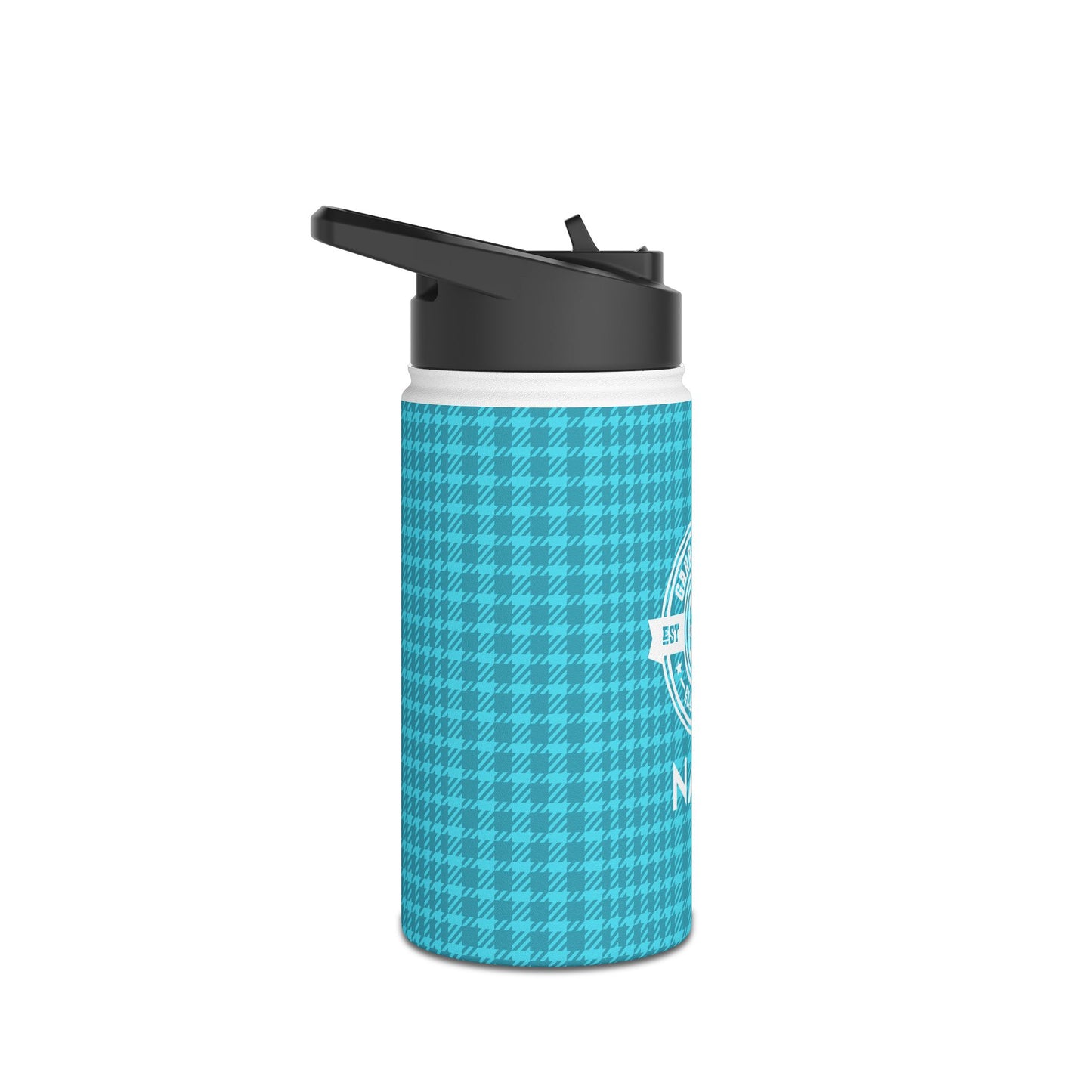 Insulated Water Bottle | Greyhounds | Teal Tartan