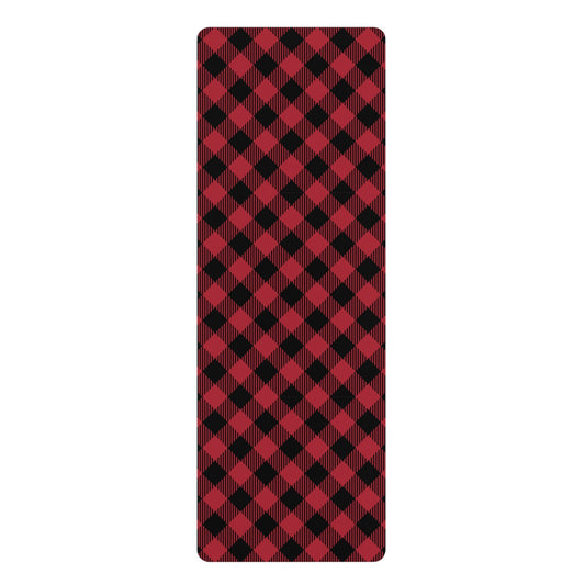 Yoga Mat | Red & Black | Gingham