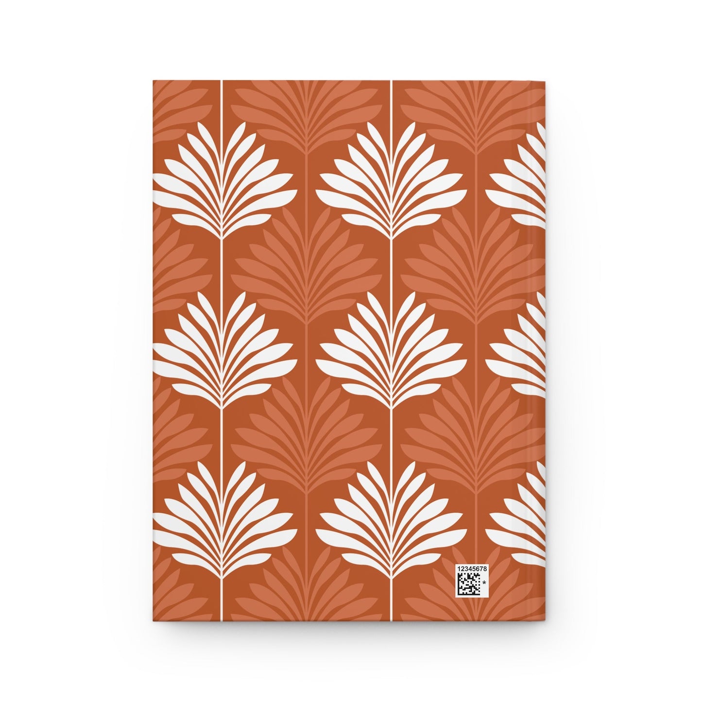 Journal | Dark Orange & White | Deco