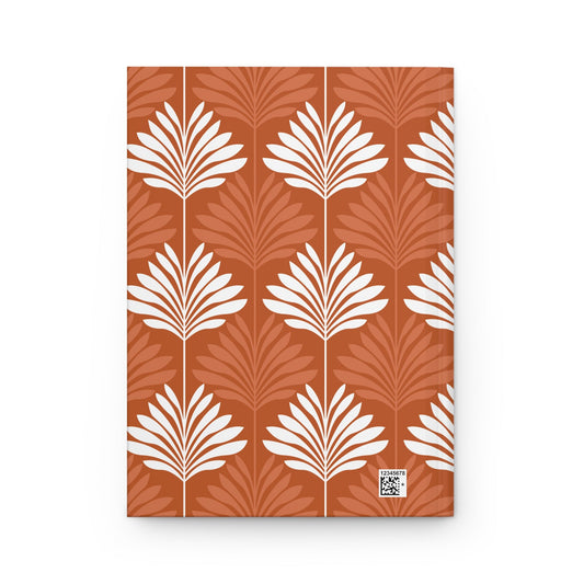 Journal | Dark Orange & White | Deco