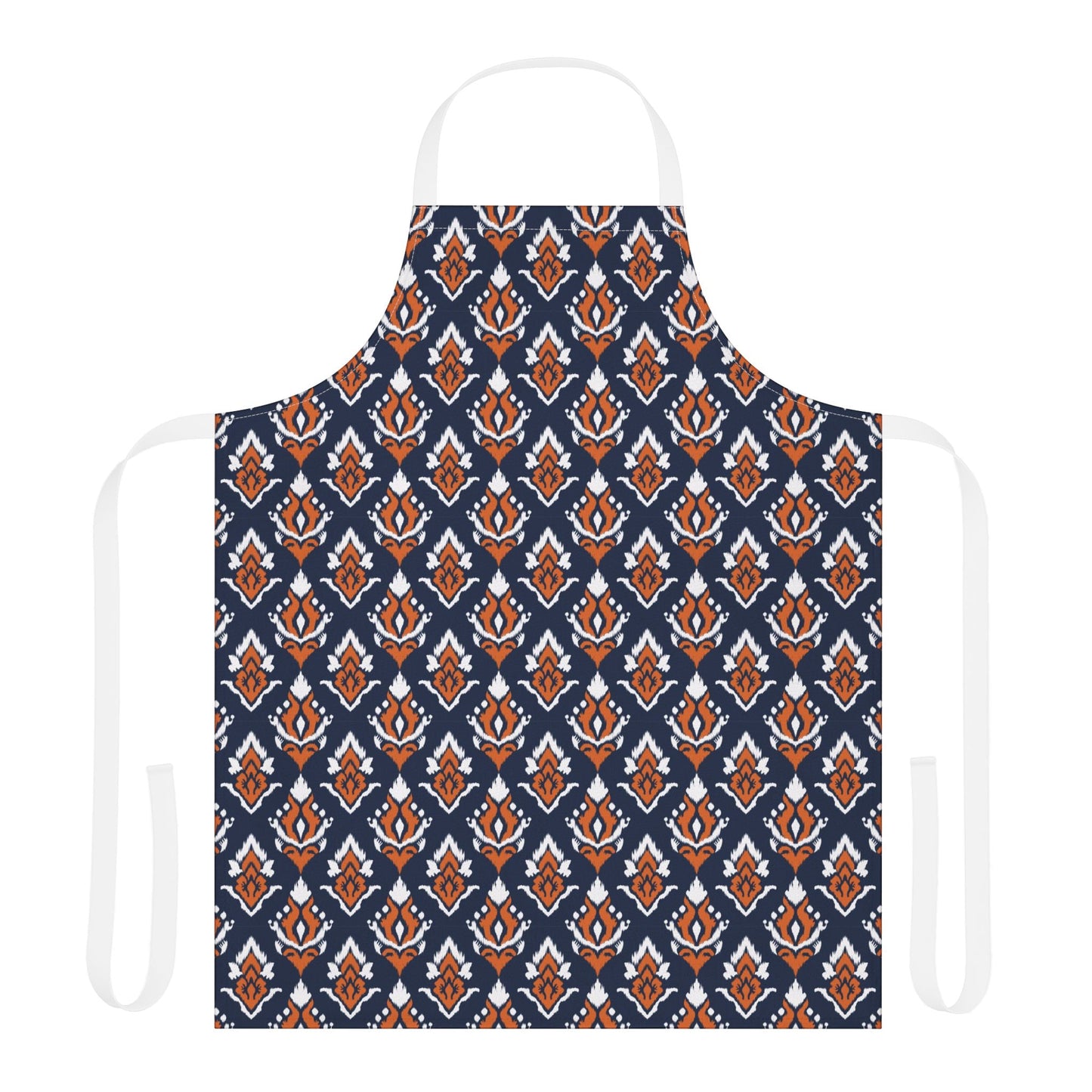 Apron | Orange & Blue | Ikat