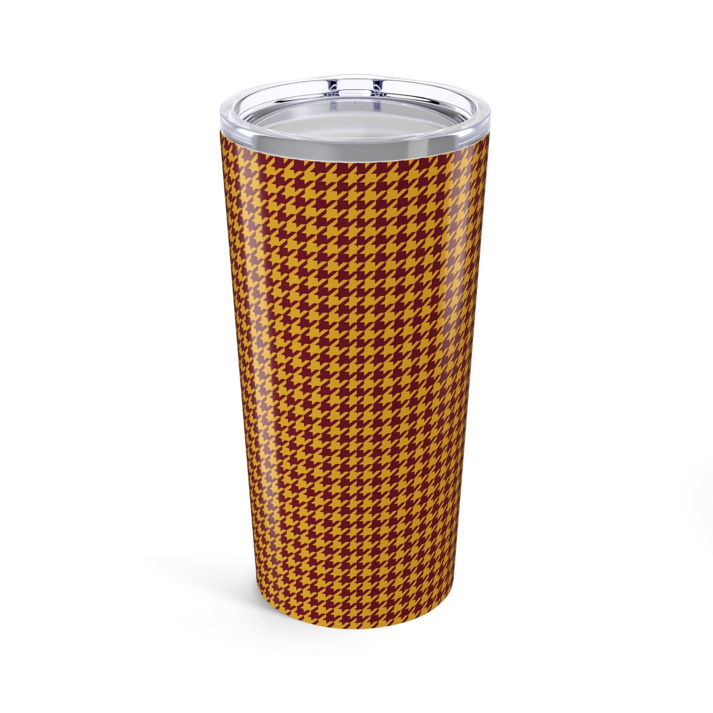 Tumbler | Red & Yellow | Houndstooth