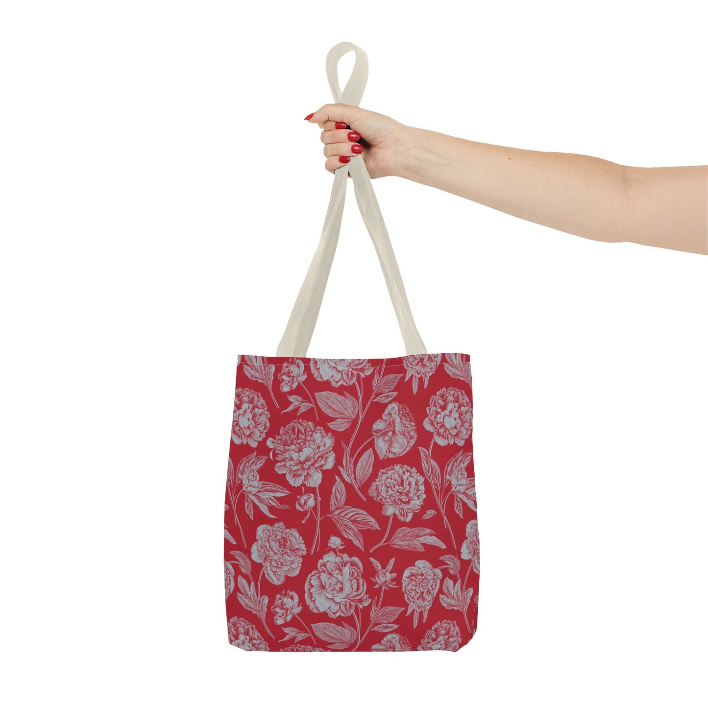 Totes | Red & Gray | Peony