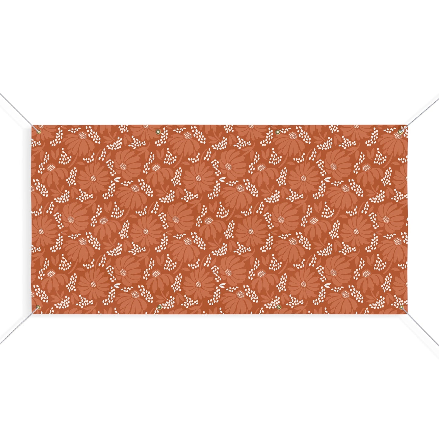 Banner | Dark Orange & White | Bellis