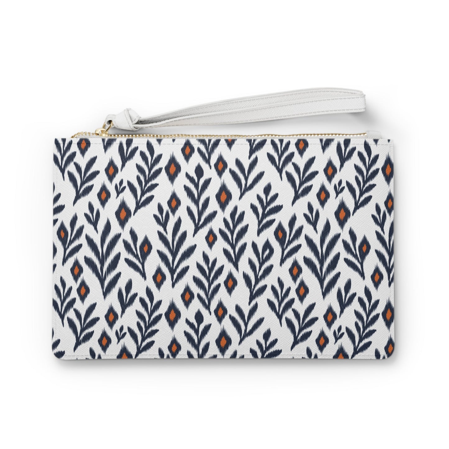 Clutch Bag | Orange & Blue | Laurel