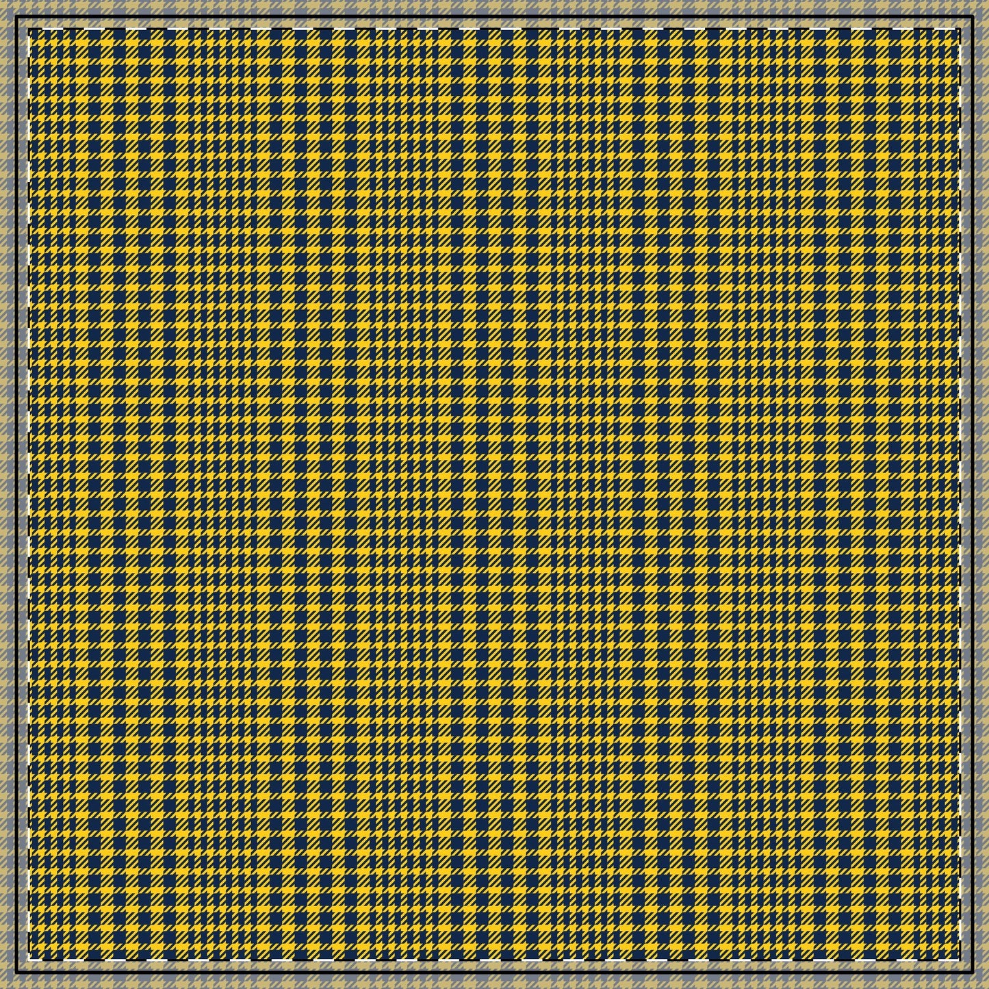 Tablecloth | Yellow & Blue | Tweed