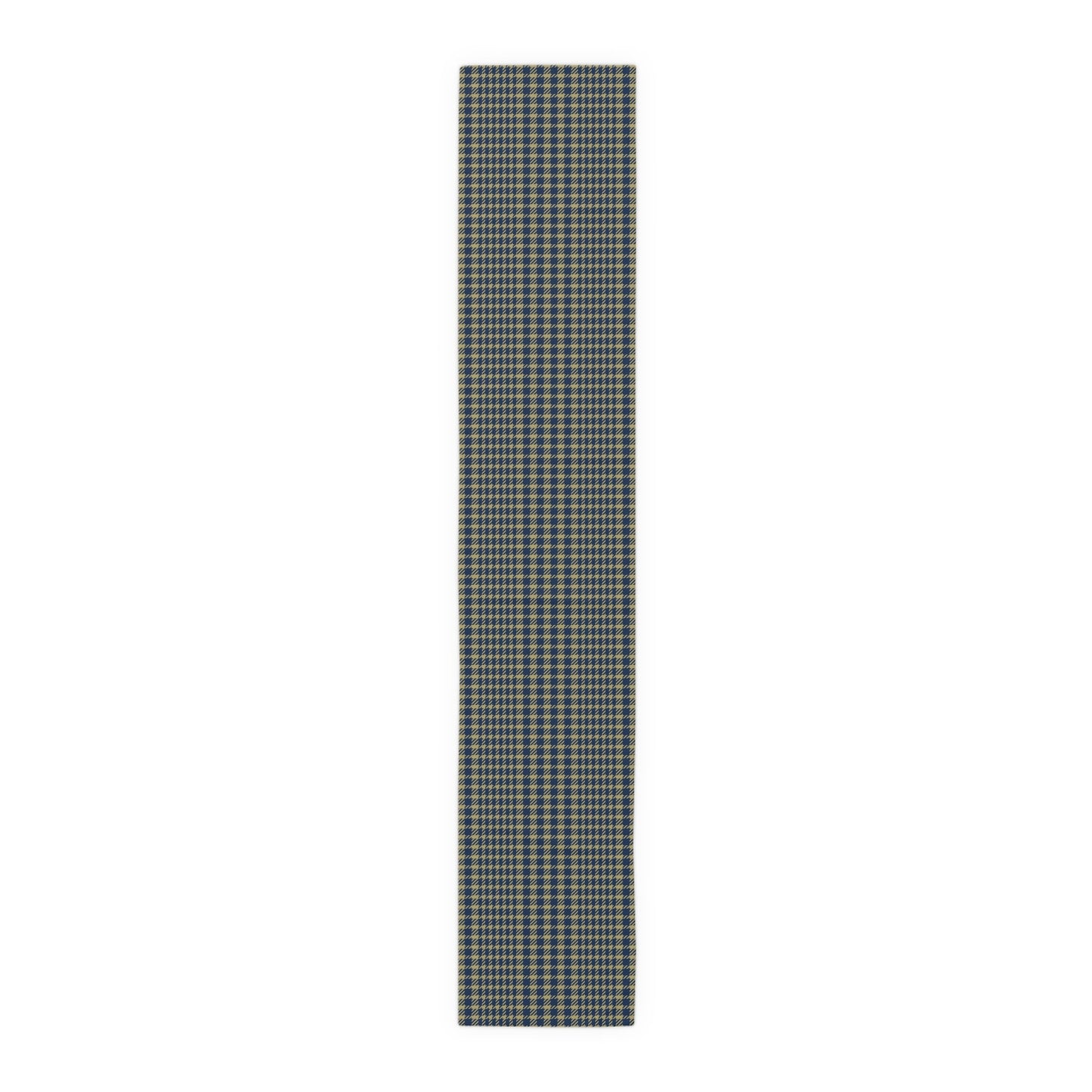 Table Runner | Blue & Gold | Tweed