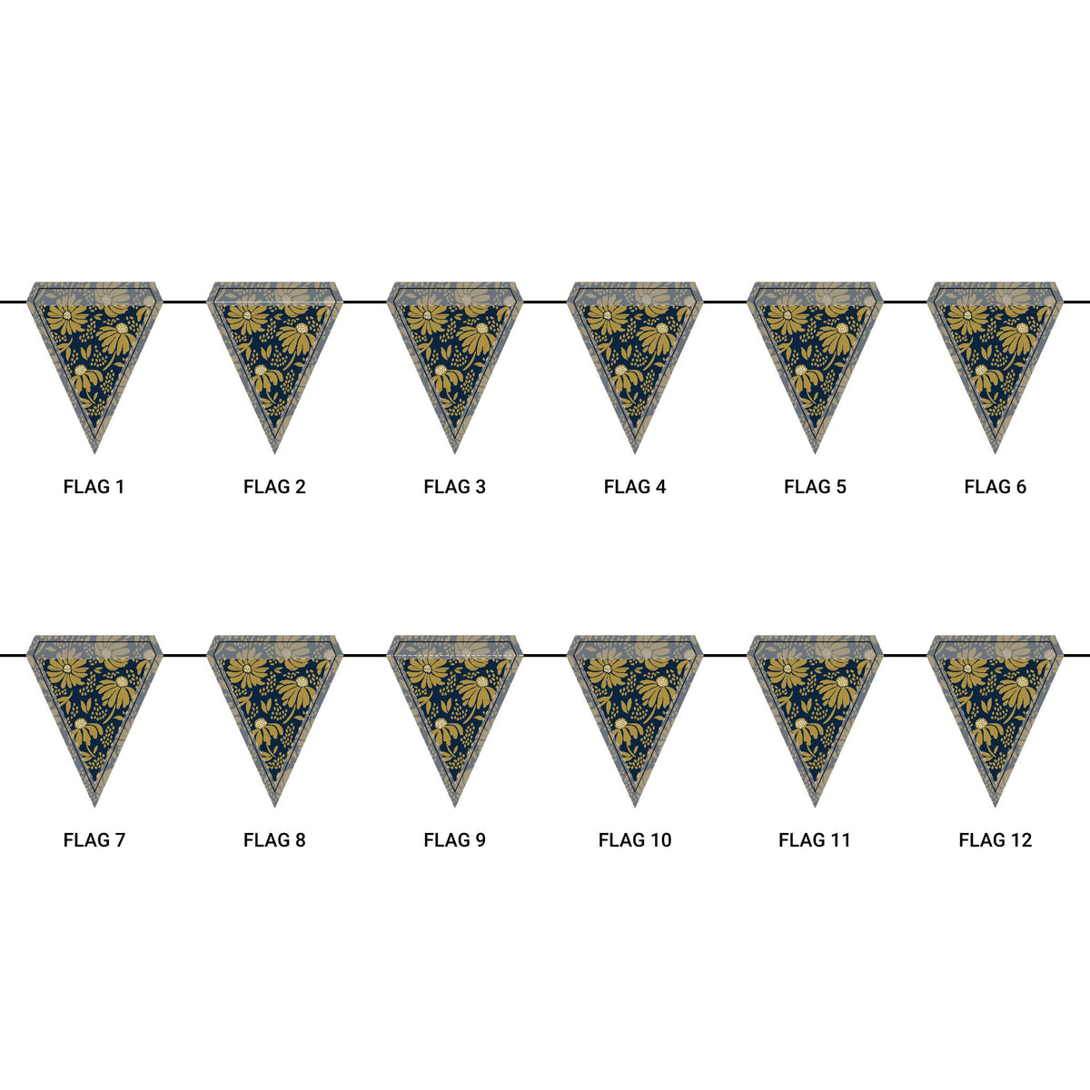 Flag Garland | Notre Dame, Indiana | Bellis