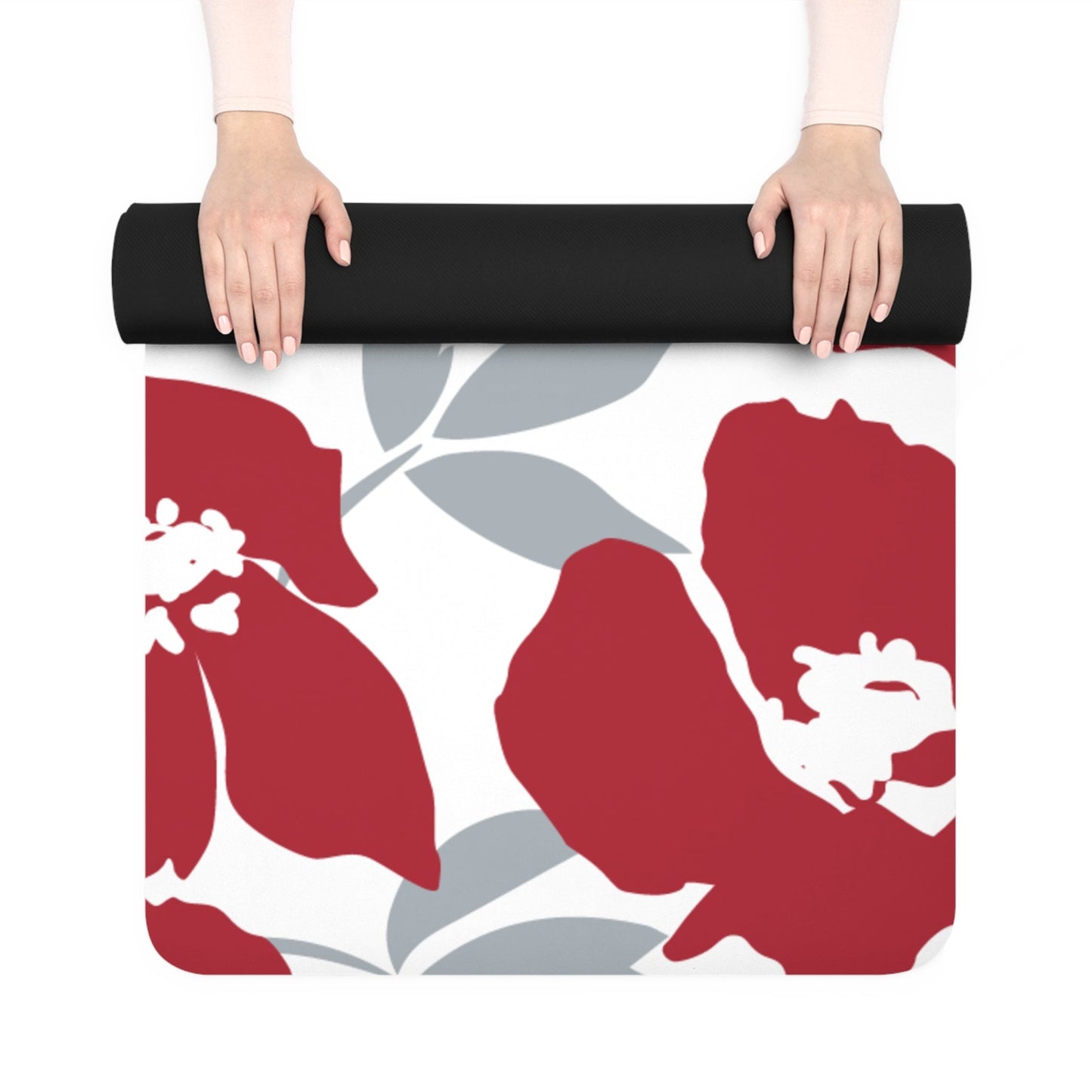 Yoga Mat | Red & Gray | Poppy