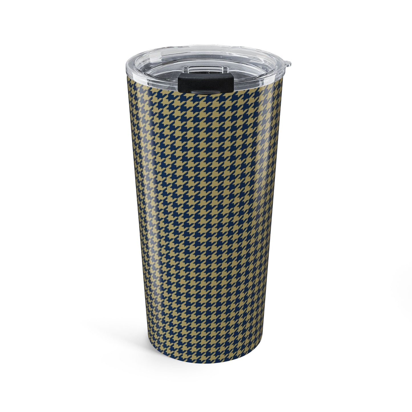 Tumbler | Blue & Gold | Houndstooth