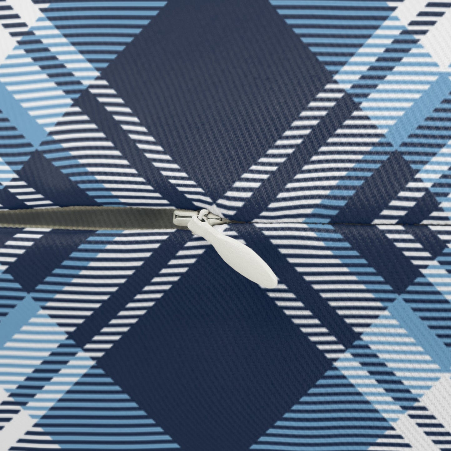 Pillow | Light Blue & White | Tartan