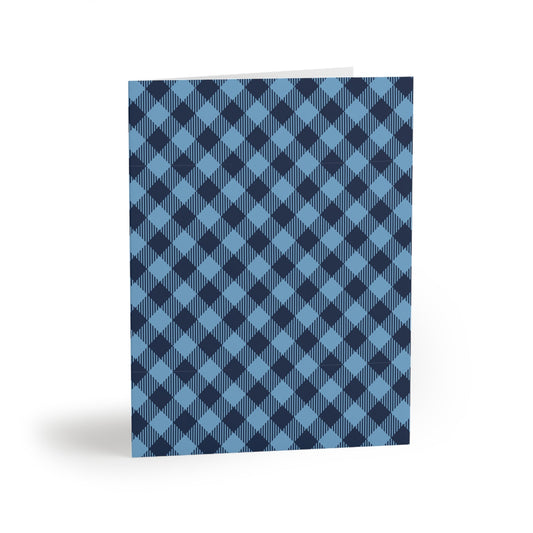 Notecards | Light Blue & White | Gingham
